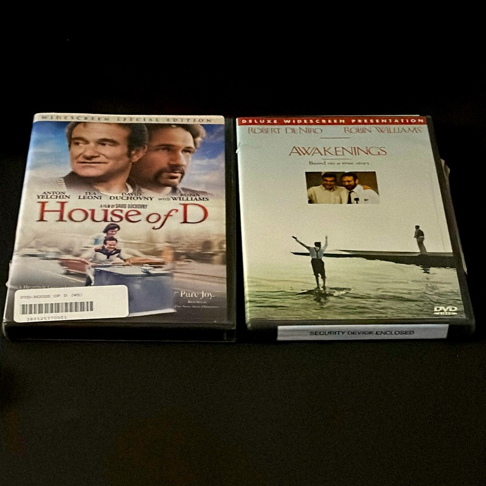 House of D and Awakening on DVD both with Robin Williams